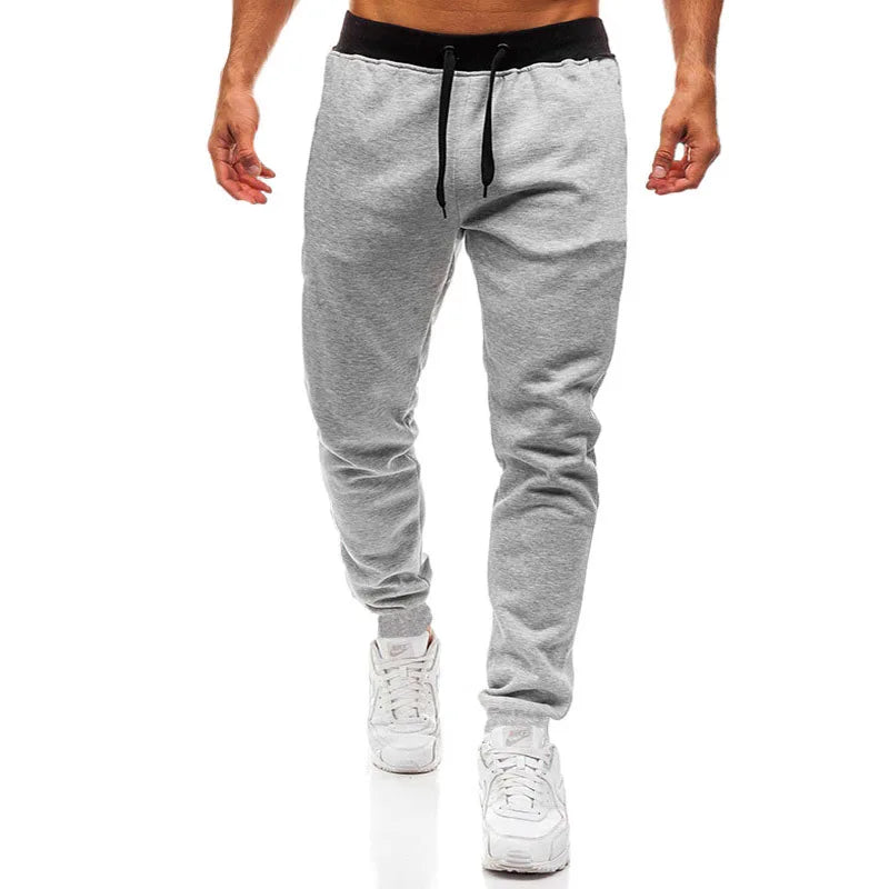 1pc Pantalones deportivos casuales para hombre, entrenamiento para correr, pantalones largos para correr, pantalones deportivos de gimnasio para hombres, pantalones de chándal