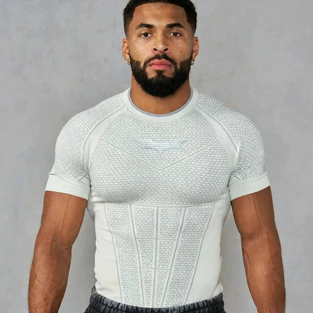Camisa compresion masculinas gimnasio running Culture Training Clothing retro camiseta callejera blusa de manga corta ropa masculina
