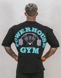 Camiseta de fitness para hombre GYM: transpirable y absorbente del sudor. Confeccionada en algodón puro, es suave y cómoda de llevar