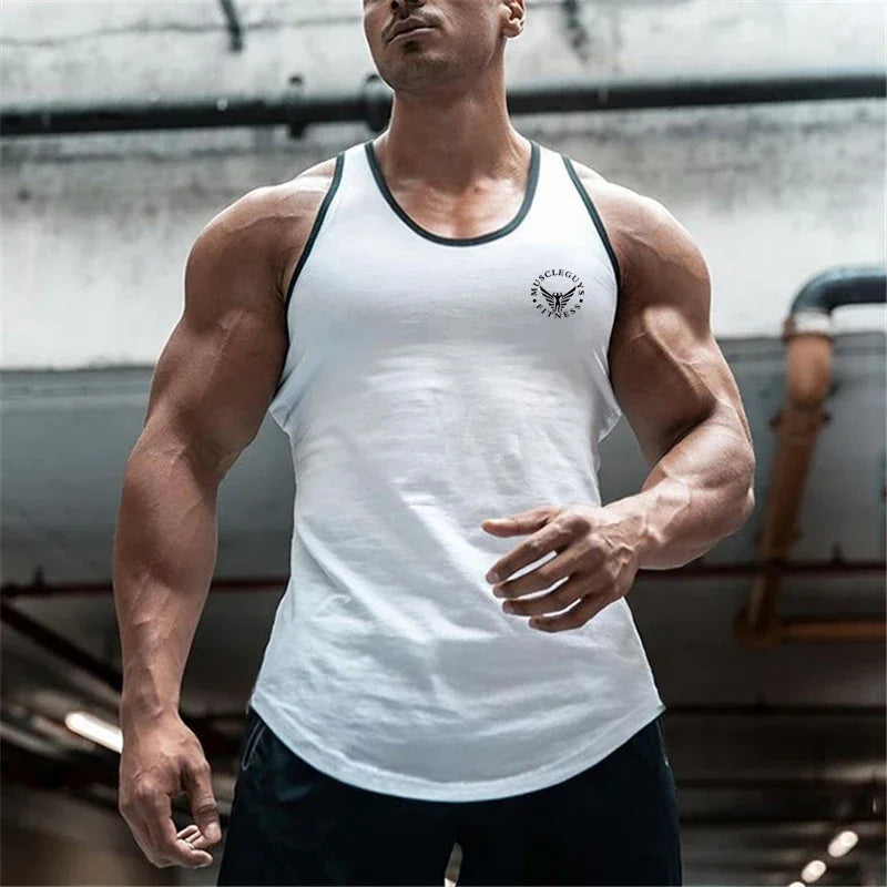 Camiseta deportiva Entrenamiento tirantes muscular Fitness