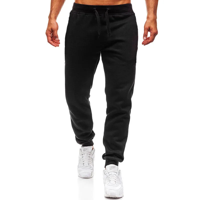1pc Pantalones deportivos casuales para hombre, entrenamiento para correr, pantalones largos para correr, pantalones deportivos de gimnasio para hombres, pantalones de chándal