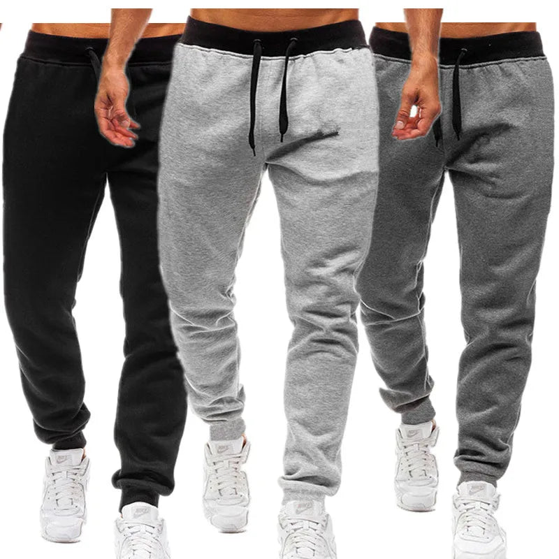 1pc Pantalones deportivos casuales para hombre, entrenamiento para correr, pantalones largos para correr, pantalones deportivos de gimnasio para hombres, pantalones de chándal