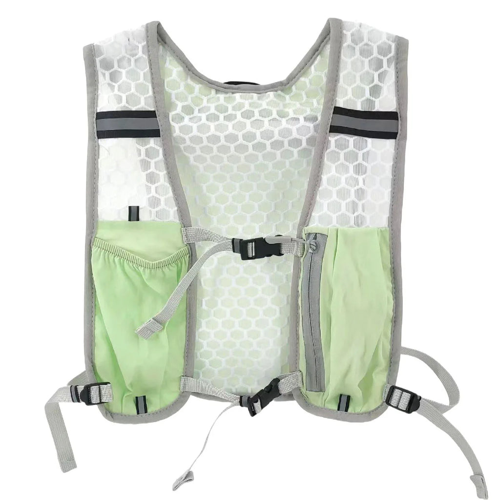 Chaleco hidratante para correr para mujeres y hombres, resistente al agua, transpirable, mochila para correr, senderismo, ciclismo, senderos, maratones