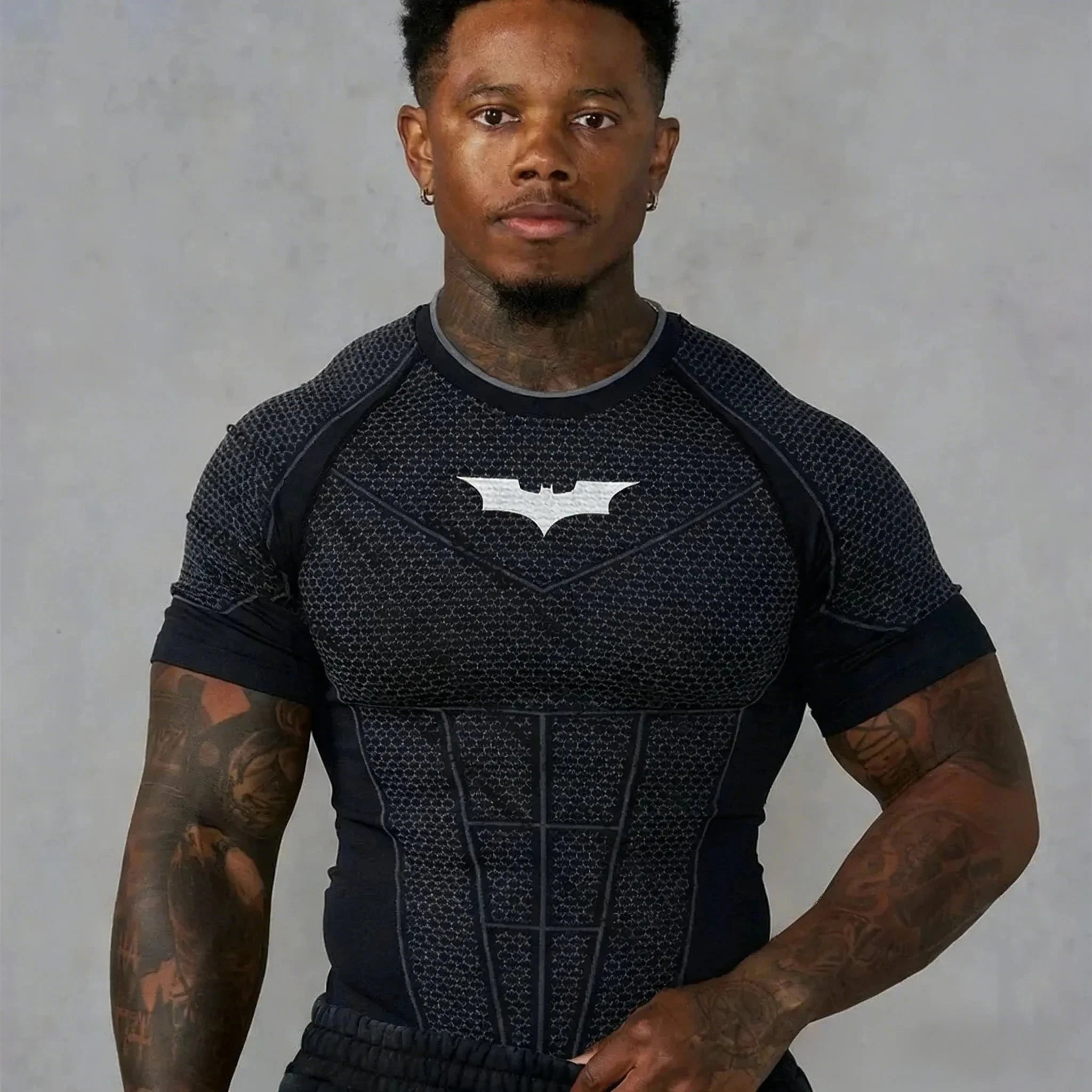 Camisa compresion masculinas gimnasio running Culture Training Clothing retro camiseta callejera blusa de manga corta ropa masculina