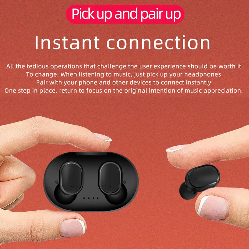 Original A6S TWS Headset Wireless  Bluetooth for Xiaomi Huawei iPhone