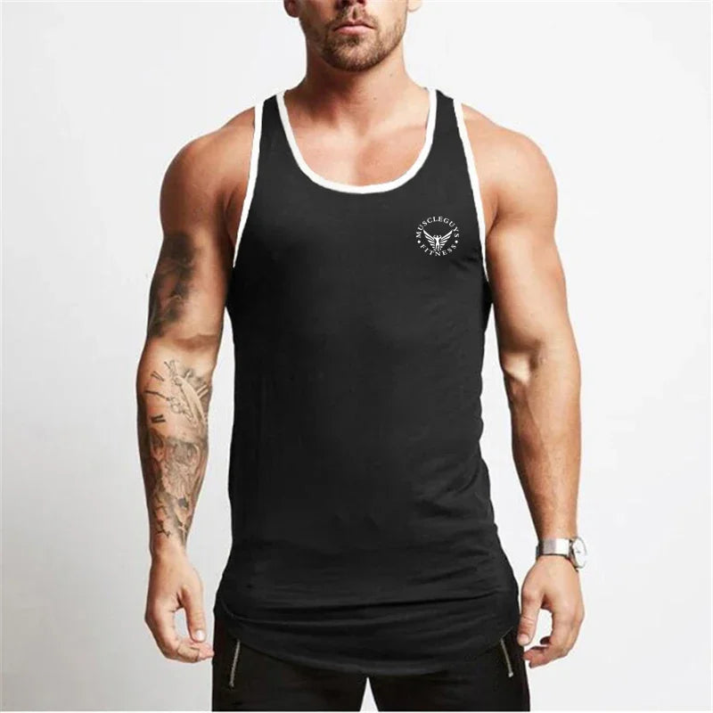 Camiseta deportiva Entrenamiento tirantes muscular Fitness