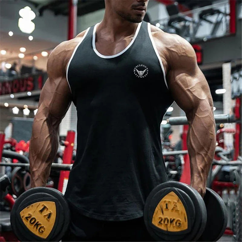 Camiseta deportiva Entrenamiento tirantes muscular Fitness