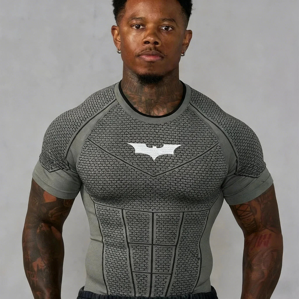 Camisa compresion masculinas gimnasio