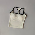 Chaleco deportivo y de fitness con almohadilla para el pecho Verano a prueba de golpes Belleza Espalda desnuda Traje de sensación Pilates Entrenamiento Yoga Top Ropa de yoga