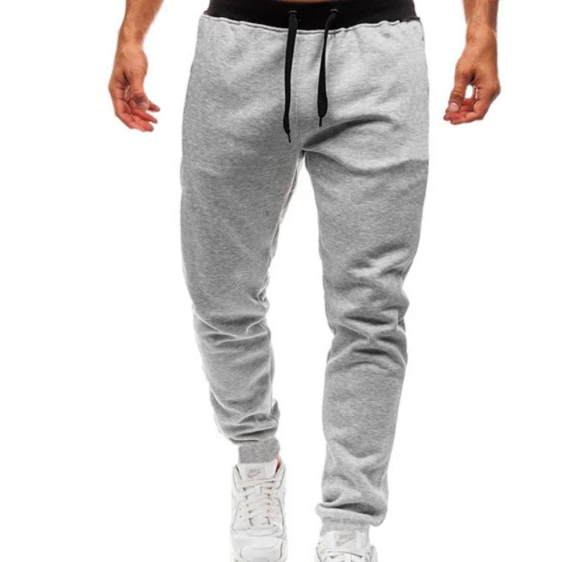 1pc Pantalones deportivos casuales para hombre, entrenamiento para correr, pantalones largos para correr, pantalones deportivos de gimnasio para hombres, pantalones de chándal